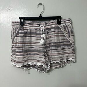 Maurices stripped Shorts for Women. Size Large